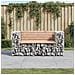 Panca Giardino Design Gabbione 143x71x65,5 cm Massello Douglas - Foto miniatura 1
