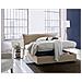 Letto Matrimoniale Clodovea, Letto Contenitore Sfoderabile Con Testiera E Giroletto Contenitore Imbottiti, 100% Made In Italy, Con Materasso 160x190 Cm Incluso, Beige - Foto miniatura 2