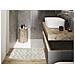 Tappeto Casa Bagno Morbido In Tinta Unita Zig Zag Modello Zigzagaria Vari Colori 60x120 Grigio - Foto miniatura 2