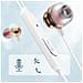 Auricolari Cablati Usb-c In-ear Microfono E Tasti Bianco - Foto miniatura 2
