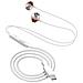 Auricolari Cablati Usb-c In-ear Microfono E Tasti Bianco - Foto miniatura 4