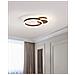 Lampadario A Led Glyde Metallo Marrone Scuro - Foto miniatura 8