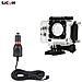 Originale Sj4000 Sj4000 Wi-fi Sj4000+ Custodia Impermeabile Con Caricatore Integrato 12-38v Per Moto - Foto miniatura 1