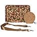 Pochette In Sughero, Collezione Natureprint, Chiusure A Zip - Foto miniatura 1