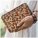 Pochette In Sughero, Collezione Natureprint, Chiusure A Zip - Foto miniatura 4