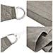 Vela Parasole 160 G /m Quadrata Grigio Chiaro 5x5 M In Hdpe - Foto miniatura 4