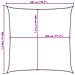 Vela Parasole 160 G /m Quadrata Grigio Chiaro 5x5 M In Hdpe - Foto miniatura 7