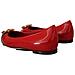 Mocassini In Pelle Rossa Con Cristalli. Scarpe Basse - Eu37/us6.5 - Foto miniatura 3