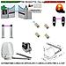 Kit Motore A Braccio Articolato 220/24 V Cancello Automatico Anta Da 0,5 A 2,5 Mt Centrale 4 Radiocomandi Faro Seletto - Foto miniatura 1