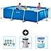 Piscina Fuori Terra - Rettangolo - 300x200x75 Cm - Blu - Include Accessori Coordinati A146 - Foto miniatura 1