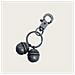 Elegante Campanello Per Animali Domestici Per Collari E Accessori Per Esterni Silver - Foto miniatura 3
