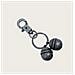 Elegante Campanello Per Animali Domestici Per Collari E Accessori Per Esterni Silver - Foto miniatura 4