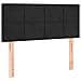 Letto a Molle con Materasso e LED Nero 100x200 cm in Velluto - Foto miniatura 7