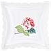 Set Di 2 Copricuscini Ricamati Con Fiori Di Ortensia 40x40 Cm - Foto miniatura 1