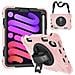 Custodia Per Ipad Mini 6 8.3"" Girevole Con Supporto E Alloggiamento Per Stilo Rosa - Foto miniatura 1