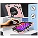 Custodia Per Ipad Mini 6 8.3"" Girevole Con Supporto E Alloggiamento Per Stilo Rosa - Foto miniatura 3