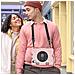 Custodia Per Ipad Mini 6 8.3"" Girevole Con Supporto E Alloggiamento Per Stilo Rosa - Foto miniatura 4