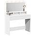 Tavolo da Trucco Bianco con Luci LED - 100x41x135 cm - Foto miniatura 3