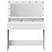 Tavolo da Trucco Bianco con Luci LED - 100x41x135 cm - Foto miniatura 4