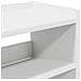 Scarpiera Bianca 80x25x100 cm in Legno Multistrato - Foto miniatura 7
