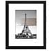 Cornice Portafoto Nera In Pvc 28x36 Cm Con Vetro Ps - Esposizione Fai-da-te Da Parete E Da Tavolo - Foto miniatura 1