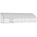 Gabbia per polli Argento 800 x 200 x 198.5 cm Acciaio zincato - Foto miniatura 5