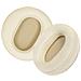 Cuscinetti Auricolari Di Ricambio In Pelle Proteica Compatibili Con Cuffie Edifier Fit900nb - Set Di 2 White - Foto miniatura 2