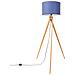 Lampada Da Terra Natt Navy Sl. 1906 - Moderno Lampada Da Terra Blu Navy /legno Naturale 140x77x77 Cm - Foto miniatura 2