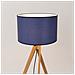 Lampada Da Terra Natt Navy Sl. 1906 - Moderno Lampada Da Terra Blu Navy /legno Naturale 140x77x77 Cm - Foto miniatura 6