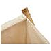 Cesto per Biancheria Bianco Crema 45x55x63,5 cm in Bambù - Foto miniatura 8