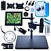 Mikroscopio Digitale Earth Pro Mcep-0.5x - Zoom 7-45x, Display 8"" | Oculare Rotante 360°, Illuminatore 56xled | Uso Professionale - Foto miniatura 1