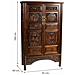 Armadio In Legno Marrone 95x40x160h - Foto miniatura 8