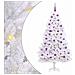 Albero di Natale Artificiale con Rami Pieghevoli Bianco 180 cm - Foto miniatura 1