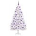 Albero di Natale Artificiale con Rami Pieghevoli Bianco 180 cm - Foto miniatura 3