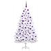 Albero di Natale Artificiale con Rami Pieghevoli Bianco 180 cm - Foto miniatura 4