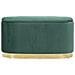 Panca Con Portaoggetti Vkh876-verde-poliestere-80x37x42 Cm - Foto miniatura 8