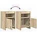 Comodini Rovere Sonoma 40 x 36 x 60 cm Legno ingegnerizzato - Foto miniatura 9