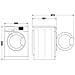 WSB 726 D IT, 7kg, classe A, colore Bianco, Inverter, 1200 giri, Display digitale XL, porta dark screen, Vapore - Foto miniatura 9