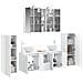 Set di mobili per il bagno 6 pcs Bianco - Foto miniatura 3