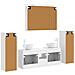 Set di mobili per il bagno 6 pcs Bianco - Foto miniatura 9