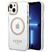 Guess Metal Outline ""magsafe"" Case Per Iphone 15 Plus / 14 Plus - Dorato - Foto miniatura 1