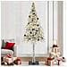 Albero di Natale con 300 LED Bianco 210 cm PE e Acciaio - Foto miniatura 2