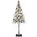 Albero di Natale con 300 LED Bianco 210 cm PE e Acciaio - Foto miniatura 4