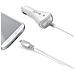CCMICROW Caricabatterie da Auto Universale MicroUSB Colore Bianco - Foto miniatura 1