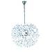 Sospensione Blowball, Acrilico, 5x40w, Ø55xh. 50 Cm - Foto miniatura 2