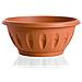 Ciotola Alba Diametro Cm. 50 Con Sottovaso Colore Terracotta - Foto miniatura 2