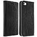 Custodia A Libro In Vera Pelle Serie First Class Apple Iphone Se, 5 E 5s - Nera - Foto miniatura 2