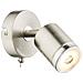Globo Spot Led Nichel Opaco L14 x L8 x H12 cm - satinato - Foto miniatura 1