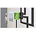 Kit Doccia 3 Vie Soffione Rettangolare Acciaio Inox 55x23 Cm Slim 2,5 Mm Con Cascata Cervicale + Presa Acqua + Flessibile + Doccino - Foto miniatura 2