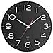 Orologio da parete con radio 603509 schwarz, Nero (Schwarz), plastico / alluminio - Foto miniatura 1